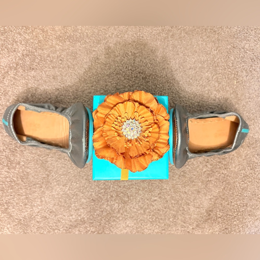 Tieks - Metallic Pewter - Picture 3 of 4